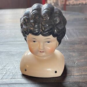 Antique Doll Head by Hertwig Porcelain Figure